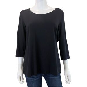 BOSS Black Stretch Knit Tunic Size L